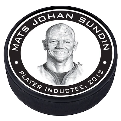 Mats Sundin Toronto Maple Leafs - Rondelle de hockey texturée Legends Line