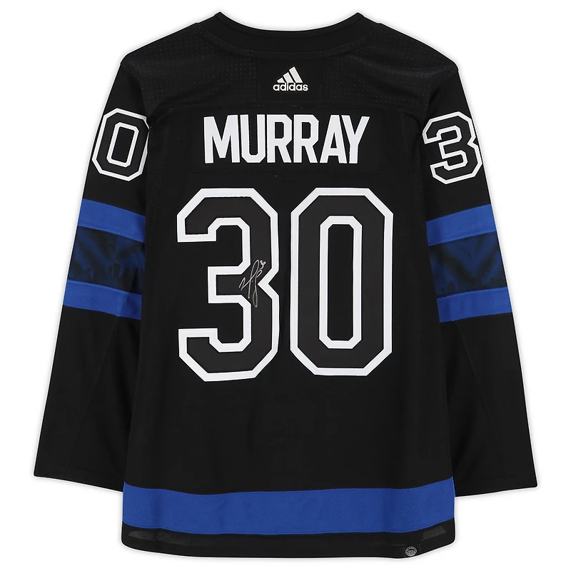 Maillot authentique noir dédicacé par Matt Murray des Maple Leafs de Toronto