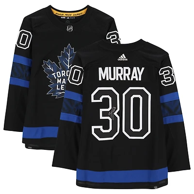Matt Murray Toronto Maple Leafs Autographed Black Alternate Adidas Authentic Jersey