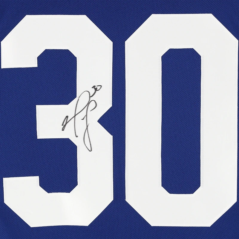 Maillot Adidas authentique bleu autographié par Matt Murray des Maple Leafs de Toronto