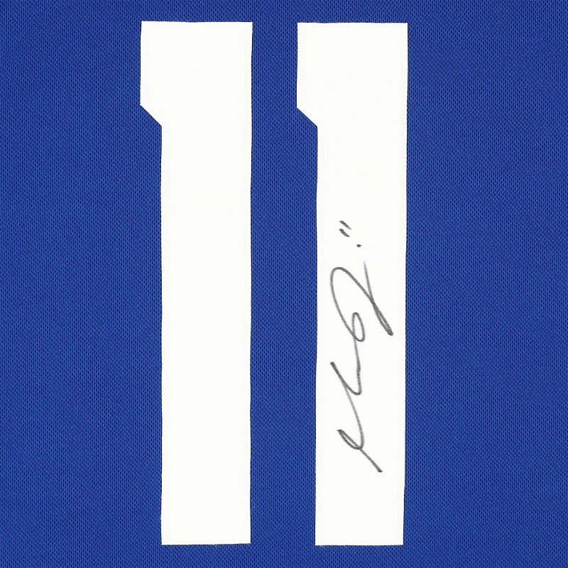 Maillot authentique adidas bleu autographié par Max Domi des Maple Leafs de Toronto