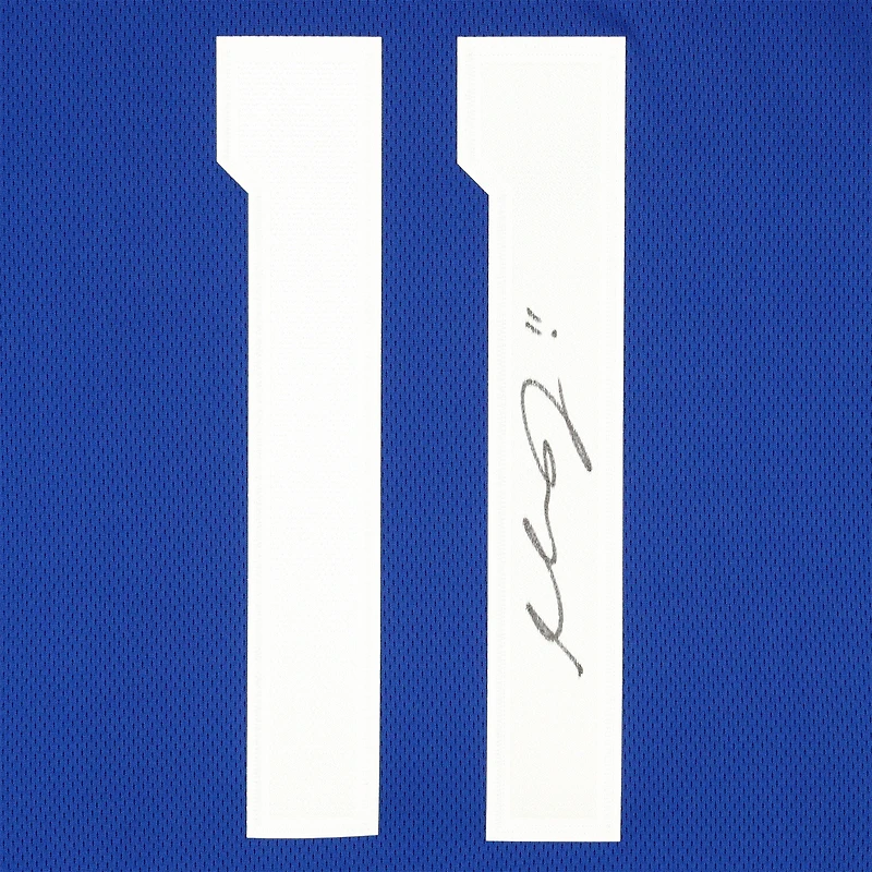 Maillot bleu autographié Fanatics Breakaway des Maple Leafs de Toronto de Max Domi