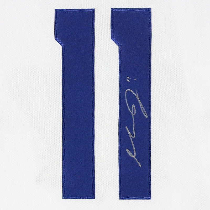 Maillot authentique adidas blanc autographié par Max Domi des Maple Leafs de Toronto