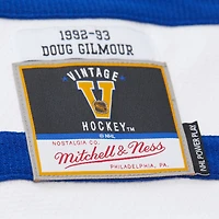 Maillot rétro Powerplay blanc Mitchell & Ness Doug Gilmour des Maple Leafs de Toronto 1992/93 pour homme