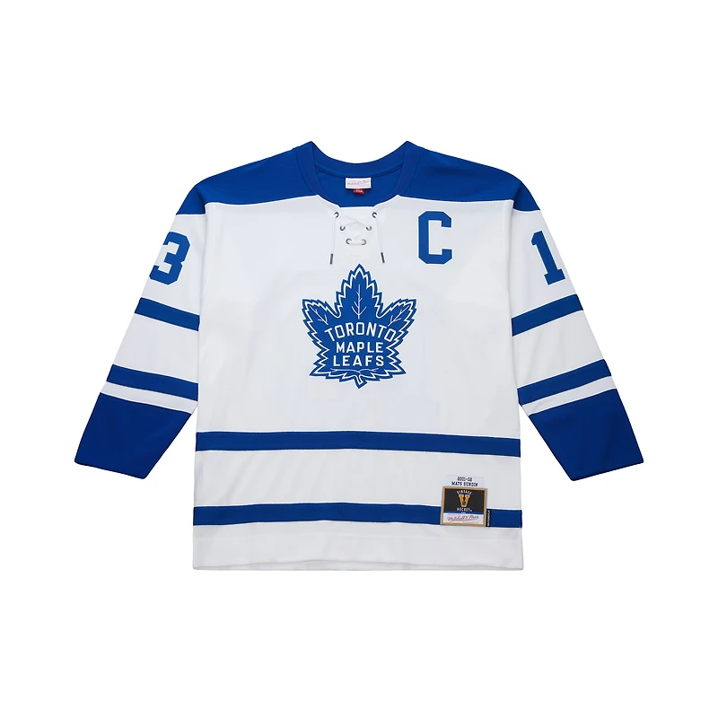 Maillot rétro Powerplay blanc pour homme Mitchell & Ness Mats Sundin des Maple Leafs de Toronto