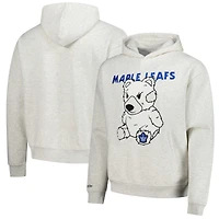 Men's Mitchell & Ness  Oatmeal Toronto Maple Leafs Plush Doll Pullover Hoodie