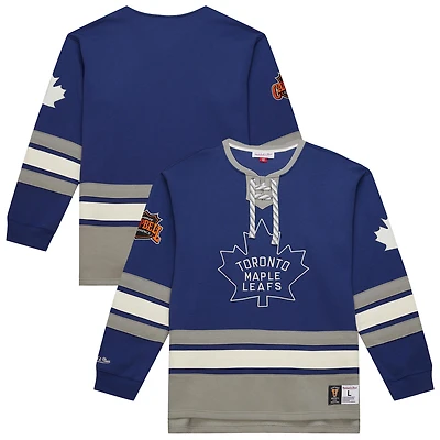 Sweat-shirt à lacets Heritage pour homme Mitchell & Ness Royal Toronto Maple Leafs