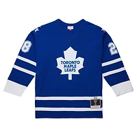 Maillot de jeu puissance Mitchell & Ness Tie Domi Royal des Maple Leafs Toronto 2000/01 pour homme