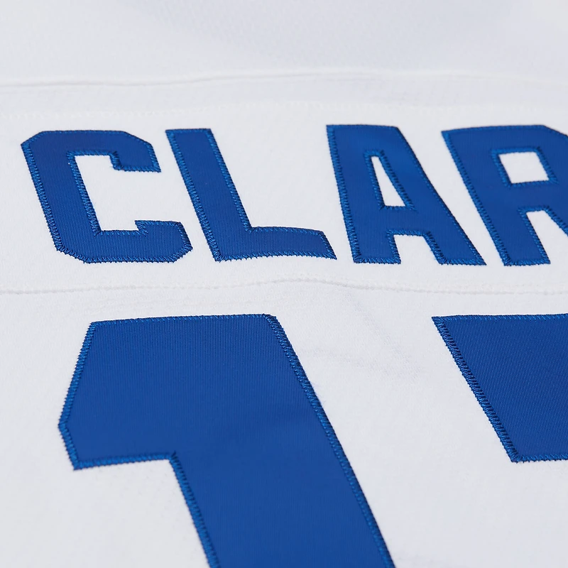 Maillot rétro Powerplay blanc Mitchell & Ness Wendel Clark des Maple Leafs de Toronto 1992/93 pour homme