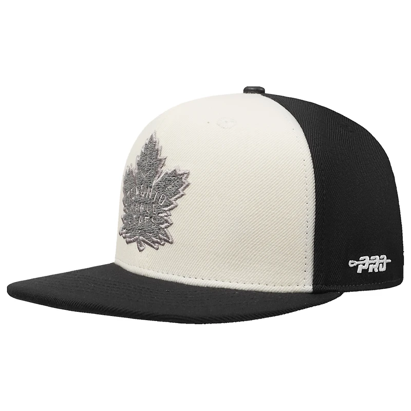 Casquette Snapback Pro Standard en French Terry pour homme des Maple Leafs de Toronto en crème