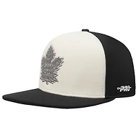 Casquette Snapback Pro Standard en French Terry pour homme des Maple Leafs de Toronto en crème