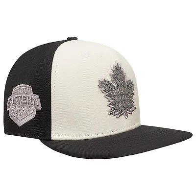 Men's Pro Standard  Cream Toronto Maple Leafs French Terry Snapback Hat