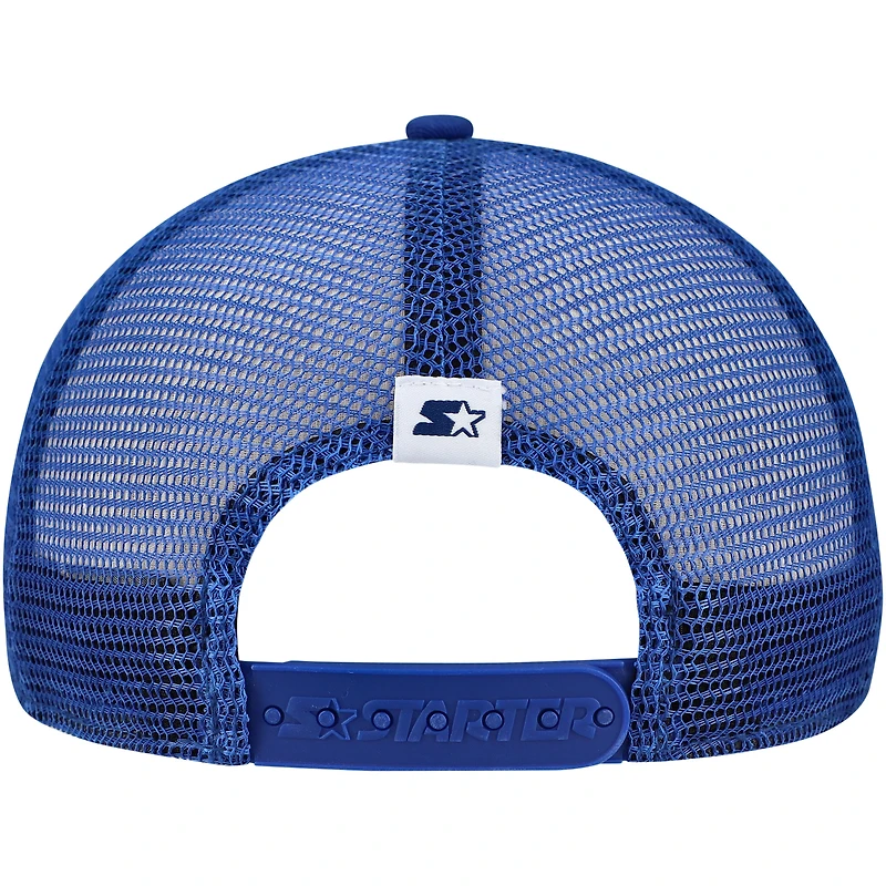 Casquette de camionneur ajustable bleue Starter pour homme des Maple Leafs de Toronto