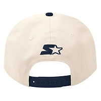 Men's Starter  White Toronto Maple Leafs Blue Wave Classic Starfit Adjustable Hat