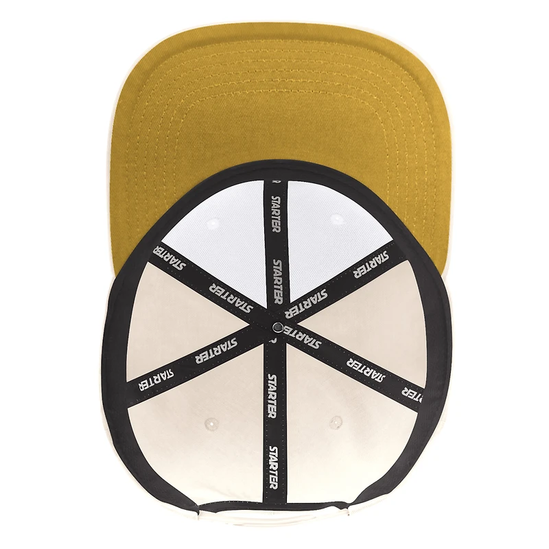 Casquette Snapback Starfit classique à fleurs blanches Starter pour homme des Maple Leafs de Toronto