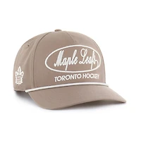 Casquette ajustable pour homme '47 marron Toronto Maple Leafs Foundational Hitch