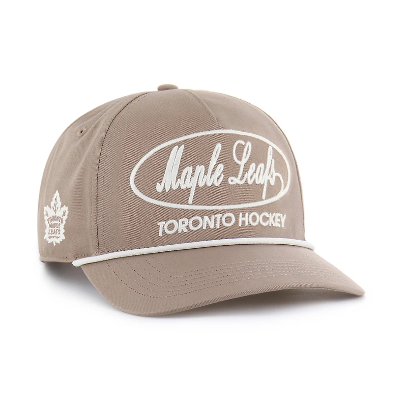 Casquette ajustable pour homme '47 marron Toronto Maple Leafs Foundational Hitch
