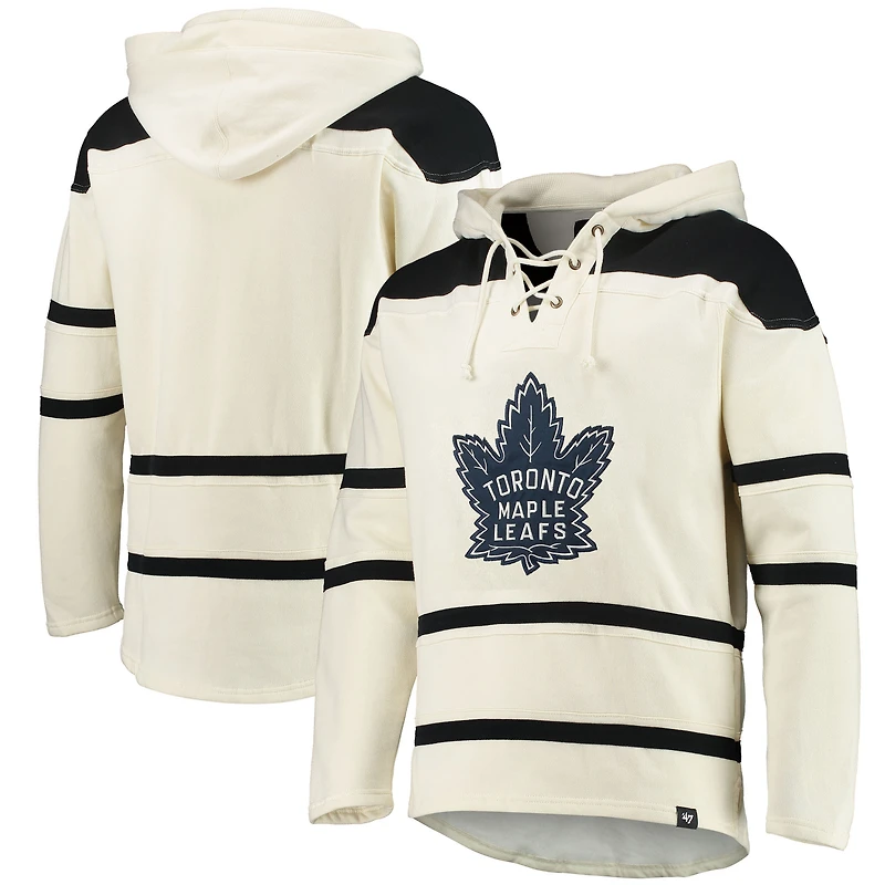 Sweat à capuche Superior Lacer crème '47 Toronto Maple Leafs pour homme