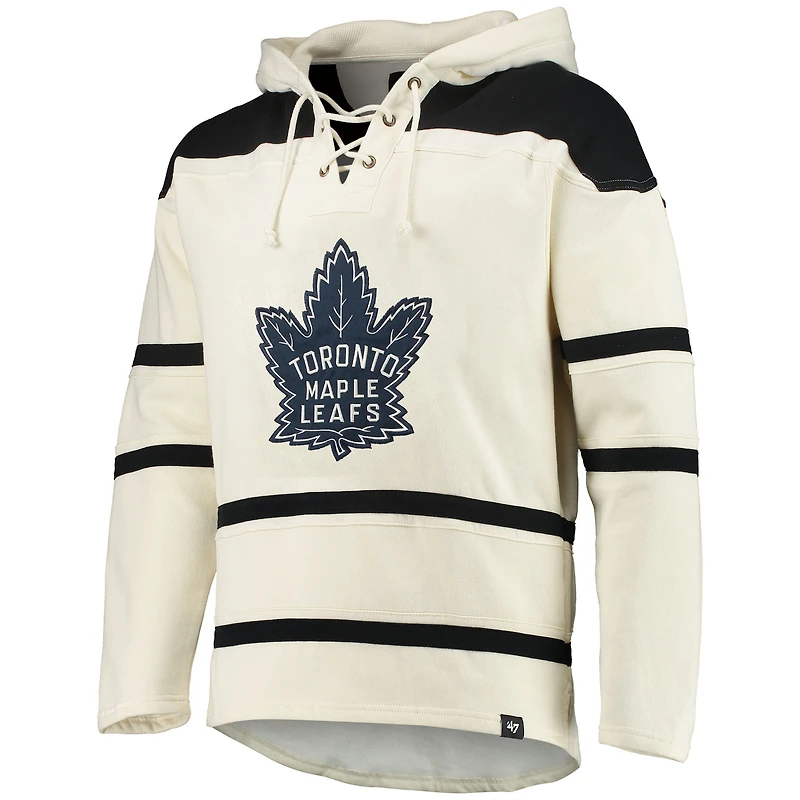 Sweat à capuche Superior Lacer crème '47 Toronto Maple Leafs pour homme