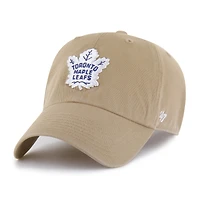 Casquette ajustable kaki '47 Toronto Maple Leafs Logo Clean Up pour homme