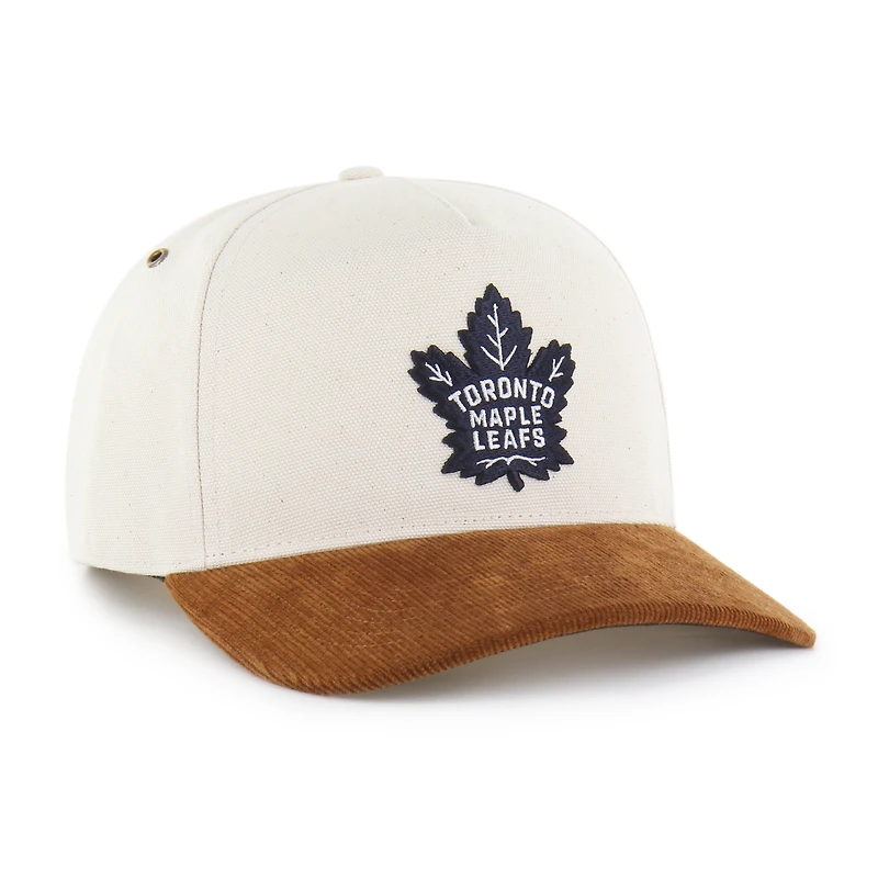 Casquette ajustable Toronto Maple Leafs '47 Naturel/Marron Non Teinte