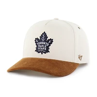 Casquette ajustable Toronto Maple Leafs '47 Naturel/Marron Non Teinte