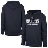 Sweat à capuche homme « 47 » bleu marine Toronto Maple Leafs Byline Headline