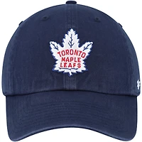 Casquette réglable Clean Up des Maple Leafs de Toronto '47 bleu marine pour homme
