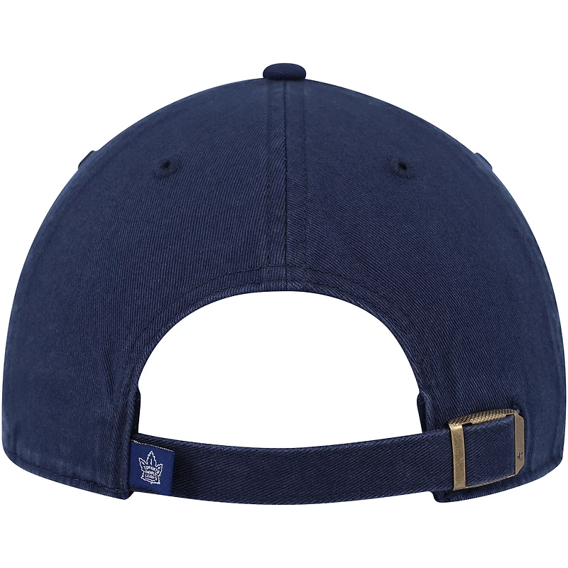 Casquette réglable Clean Up des Maple Leafs de Toronto '47 bleu marine pour homme