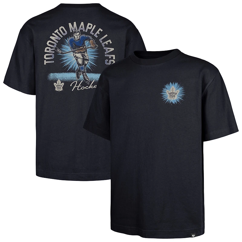 Men's '47  Navy Toronto Maple Leafs Golden Age Game On Foundation T-Shirt