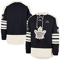 Sweat à capuche Eternal Lacer bleu marine '47 Toronto Maple Leafs Golden Age Sweep Check pour homme