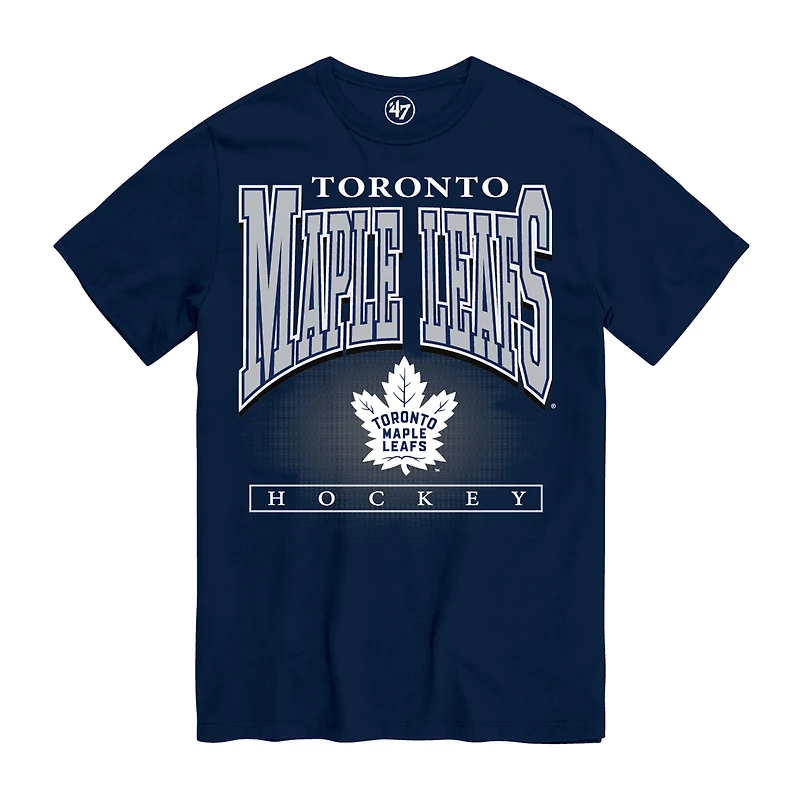 Men's '47 Navy Toronto Maple Leafs Hot Corner T-Shirt