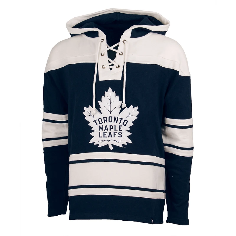 Chandail à capuchon 47 pour homme, Toronto Maple Leafs Lacer, bleu marine