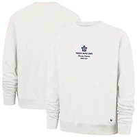 Men's '47  Sand Toronto Maple Leafs Anderson Foundation Fleece Crewneck Sweatshirt