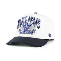 Casquette ajustable '47 blanche Toronto Maple Leafs Prime Play Hitch pour homme