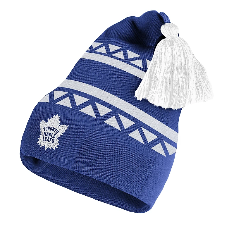 Adidas Toronto Maple Leafs Reverse Retro 2.0 pour homme - Bleu marine - Bonnet en tricot à pompon