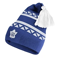 Adidas Toronto Maple Leafs Reverse Retro 2.0 pour homme - Bleu marine - Bonnet en tricot à pompon