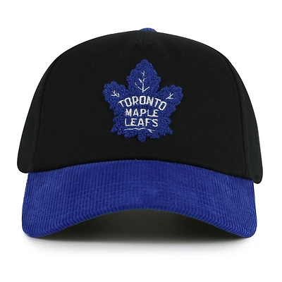 Men's American Needle  Black/Blue Toronto Maple Leafs Burnett Adjustable Hat