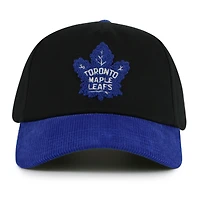 Men's American Needle  Black/Blue Toronto Maple Leafs Burnett Adjustable Hat