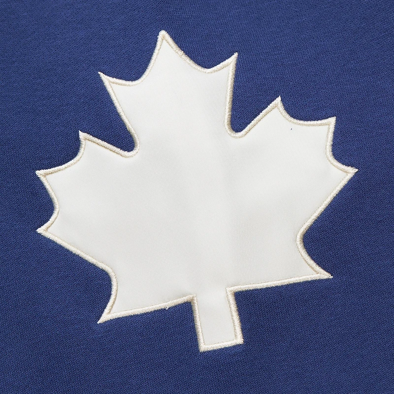 Men's Blue Toronto Maple Leafs Heritage Lace-Up Pullover Sweatshirt