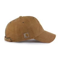 Men's Carhartt x '47 Brown Toronto Maple Leafs Dyed Clean Up Adjustable Hat