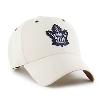 Men's Carhartt x '47 Natural Toronto Maple Leafs Undyed Clean Up Adjustable Hat