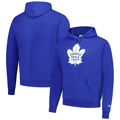 Sweat à capuche Champion Blue pour homme avec logo principal des Maple Leafs de Toronto, 1 coup