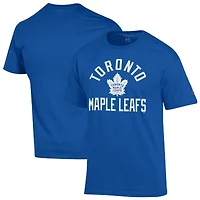 Men's Champion  Blue Toronto Maple Leafs Primary Logo Jersey T-Shirt