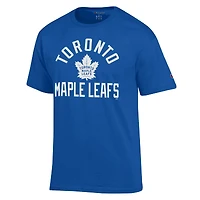 Men's Champion  Blue Toronto Maple Leafs Primary Logo Jersey T-Shirt