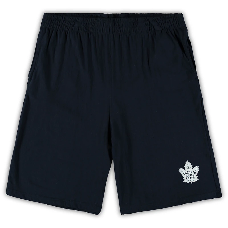 Men's Concepts Sport Navy/Heathered Charcoal Toronto Maple Leafs Big & Tall T-Shirt Shorts Sleep Set