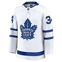 Maillot de joueur extérieur blanc Auston Matthews des Maple Leafs Toronto Fanatics pour hommes