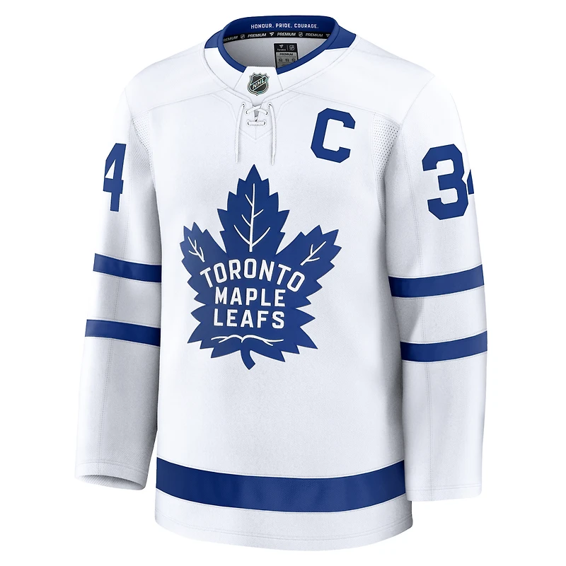 Maillot extérieur de qualité supérieure blanc Auston Matthews des Maple Leafs Toronto Fanatics pour hommes