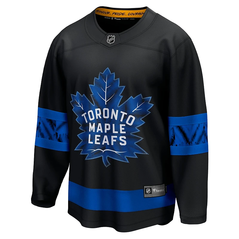 Men's Fanatics Black Toronto Maple Leafs Alternate  Breakaway Jersey