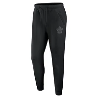 Men's Fanatics  Black Toronto Maple Leafs Authentic Pro Road Fleece Sweatpants